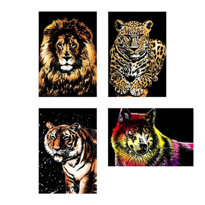 creative scratch art gift for kids