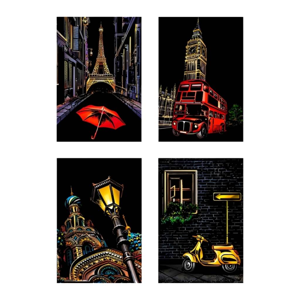 creative scratch art gift for kids
